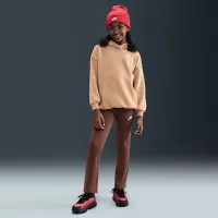 Nike Sportswear Club Fleece Big дитячі оверсайз Pullover Толстовка з капюшоном колір коричневий