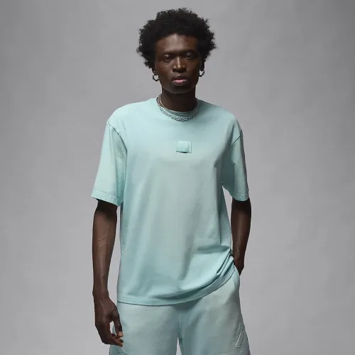 Nike Jordan Flight Essentials 85 мужские Washed футболка цвет зеленый