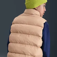 Nike Sportswear All Day Play Big детские Therma-FIT Loose-Fit Puffer Vest цвет коричневый