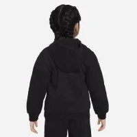 Nike Sportswear Club Fleece Little детские Full-Zip Толстовка с капюшоном цвет черный