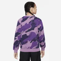 Nike Sportswear Club Fleece Big детские свитшот цвет фиолетовый