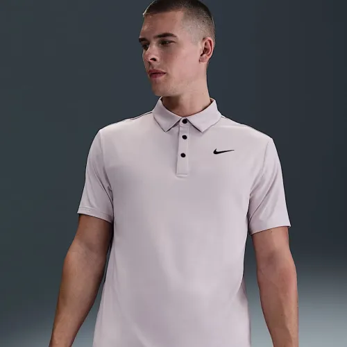 Nike Tour чоловічі Dri-FIT Heatheколір червоний для гольфу Polo колір фіолетовий
