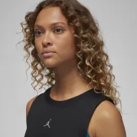 Nike Jordan Sport жіноча Diamond Tank Top колір чорний