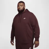 Nike Sportswear Club Fleece Pullover Толстовка с капюшоном цвет красный