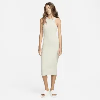 Nike Sportswear Chill Rib женская Slim Sleeveless Midi Костюм цвет коричневый