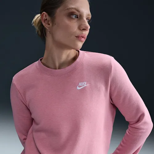 Nike Sportswear Club Fleece женская Crew-Neck свитшот Pink