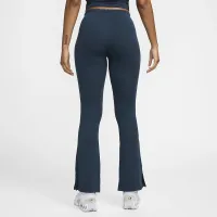 Nike Sportswear Chill Knit женская Tight Mini-Rib Flaцвет красный лосины синий