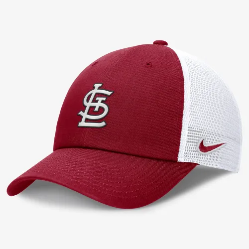 St. Louis Cardinals Everцвет зеленый Club мужские Nike MLB Trucker Adjustable Hat цвет красный