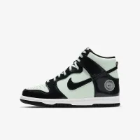 Nike Dunk High SE Big детские Кроссовки цвет зеленый
