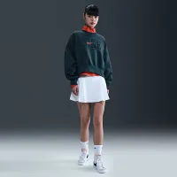Nike Sportswear Phoenix Fleece женская оверсайз Crew-Neck свитшот синий