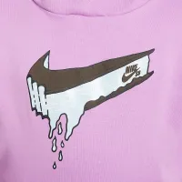 Nike SB EasyOn Big дитячі оверсайз Pullover Skate Толстовка з капюшоном колір фіолетовий