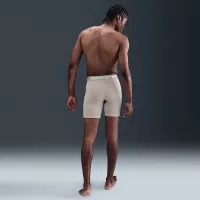 Nike Dri-FIT Essential Micro Long трусы (3 пары) цвет серый