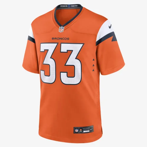 Javonte Williams Denver Broncos чоловічі Nike NFL Game Football Jersey Orange