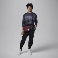 Nike Jordan MVP Big детские Dri-FIT Motorsports Long Sleeve Jersey футболка цвет черный