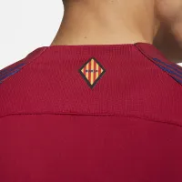 FC Barcelona Academy Pro мужские Nike Full-Zip Knit Soccer Куртка цвет красный