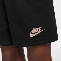 Nike Sportswear Toddler On the Move Printed Tee and French Terry шорты набор цвет черный
