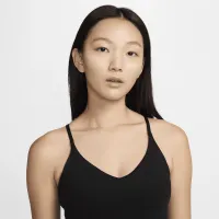Nike Indy жіноча Light-Support Padded Sports Bra Tank колір чорний
