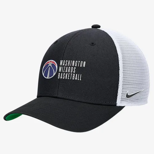 Washington Wizards 2024/25 Rise Icon Edition Nike NBA Trucker Cap колір чорний