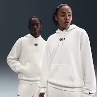 Caitlin Clark Nike баскетбольні Fleece Pullover Толстовка з капюшоном колір білий