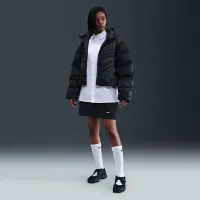 Nike Sportswear Swoosh Series жіноча Therma-FIT оверсайз Down Puffer Куртка колір чорний