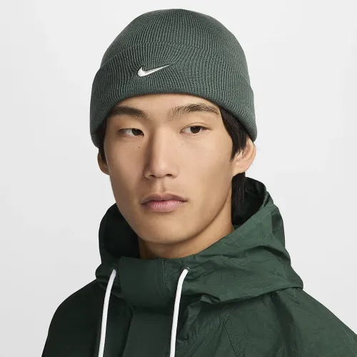 Nike Terra Swoosh Beanie цвет зеленый