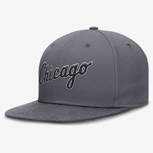 Chicago цвет белый Sox True мужские Nike Dri-FIT MLB Fitted Hat цвет серый