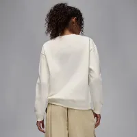 Nike Jordan Brooklyn Fleece женская Crew-Neck свитшот цвет белый
