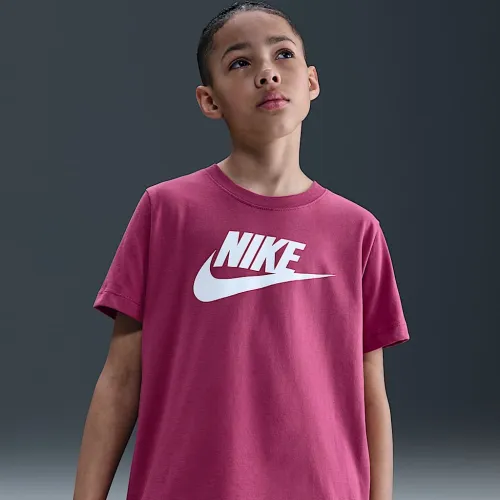 Nike Sportswear Big дитячі футболка колір фіолетовий