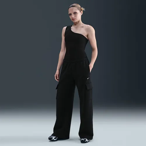 Nike Sportswear Phoenix Fleece жіноча Cargo Sweatpants колір чорний