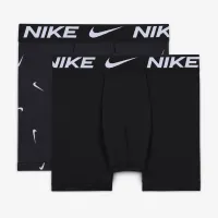Nike Big дитячі Dri-FIT Printed труси (2 пари) колір чорний