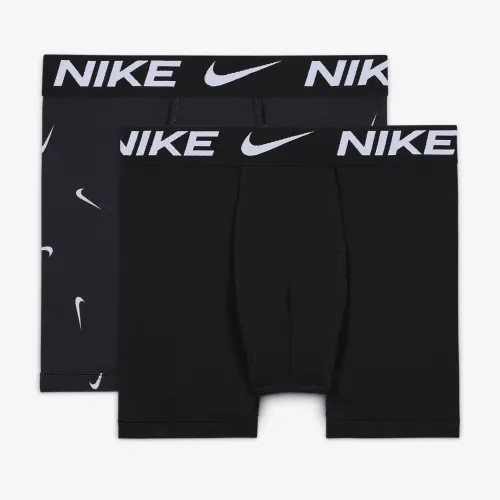 Nike Big дитячі Dri-FIT Printed труси (2 пари) колір чорний