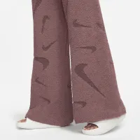 Nike Sportswear Phoenix Cozy Букле женская С высокой Талией Wide-Leg Knit Pants цвет фиолетовый