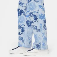 Nike Sportswear Club Fleece Big детские (Girls') French Terry Wide-Leg Pants синий