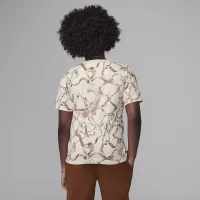Nike Jordan Brooklyn Essentials Big дитячі Printed футболка колір коричневий