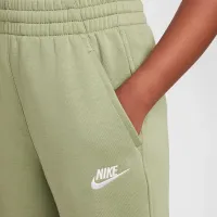 Nike Sportswear Club Fleece Big дитячі (Girls') З високою талією Fitted Pants колір зелений