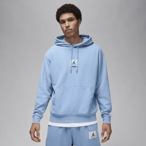 Nike Jordan Flight Fleece чоловічі Washed Pullover Толстовка з капюшоном блакитний