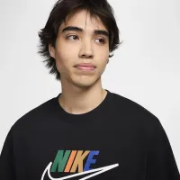 Nike Club Fleece мужские Crew цвет черный