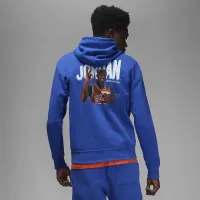 Nike Jordan Flight MVP чоловічі Fleece Pullover Толстовка з капюшоном блакитний