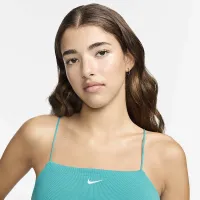 Nike Sportswear Chill Knit жіноча Tight Mini-Rib Cami Костюм колір зелений