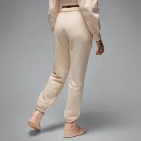 Nike Jordan Flight Fleece жіноча Pants колір коричневий