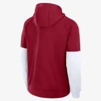 Alabama Crimson Tide Fitness Men’s Nike Therma College Pullover Толстовка с капюшоном цвет красный