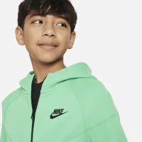 Nike Sportswear Tech Fleece Big дитячі (для хлопчиків) Full-Zip Толстовка з капюшоном колір зелений
