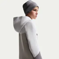 Nike Sportswear Tech Fleece Big детские Full-Zip Толстовка с капюшоном цвет серый