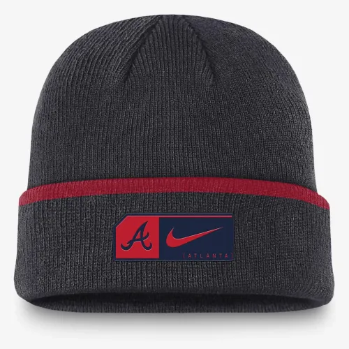 Atlanta Braves Terra мужские Nike MLB Cuffed Beanie синий
