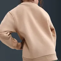 Nike Sportswear Club Fleece Big дитячі світшот колір коричневий