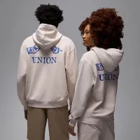 Nike Jordan x Union LA чоловічі Fleece Толстовка з капюшоном колір коричневий