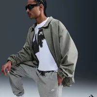 Nike Club мужские Cuffed Brushed Fleece Pants цвет серый