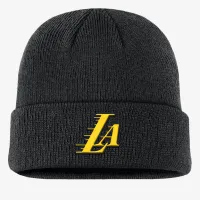 Nike Los Angeles Lakers Terra City Edition Nika NBA Beanie колір чорний