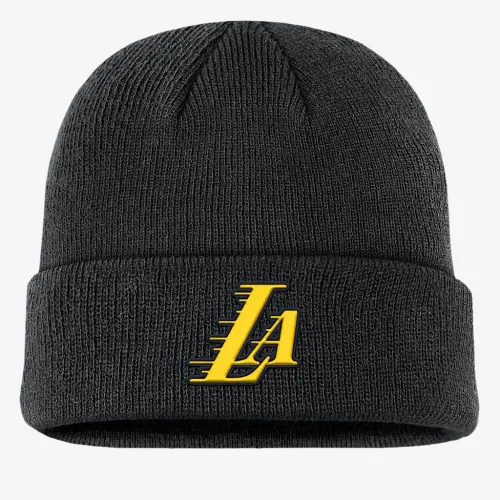 Nike Los Angeles Lakers Terra City Edition Nika NBA Beanie колір чорний