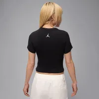 Nike Jordan Brooklyn жіноча футболка колір чорний